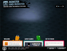 Tablet Screenshot of monsterandmonster.com